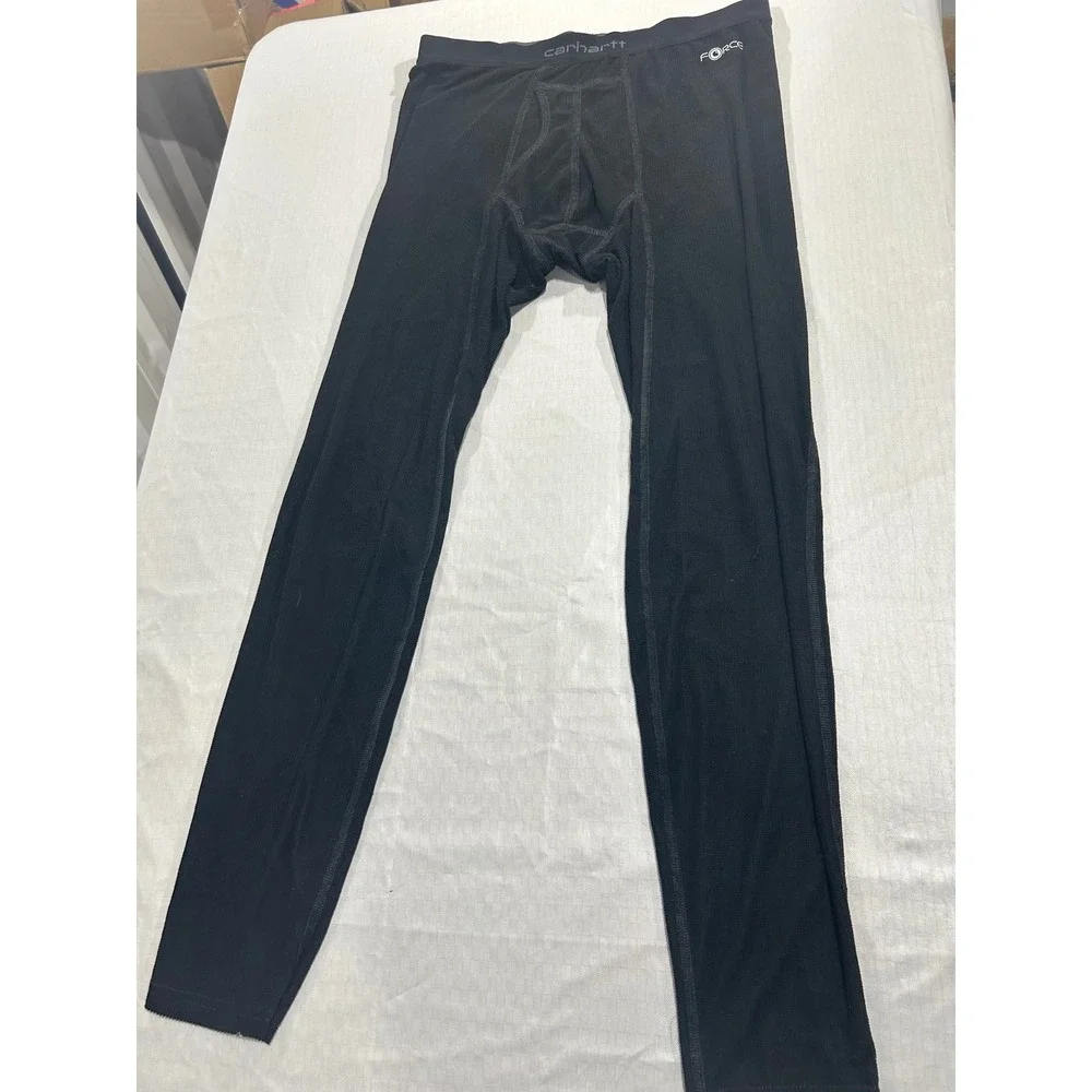 Carhartt Force Mens Black Thermal‎ Base Layer Pants Midweight Leggings Size M